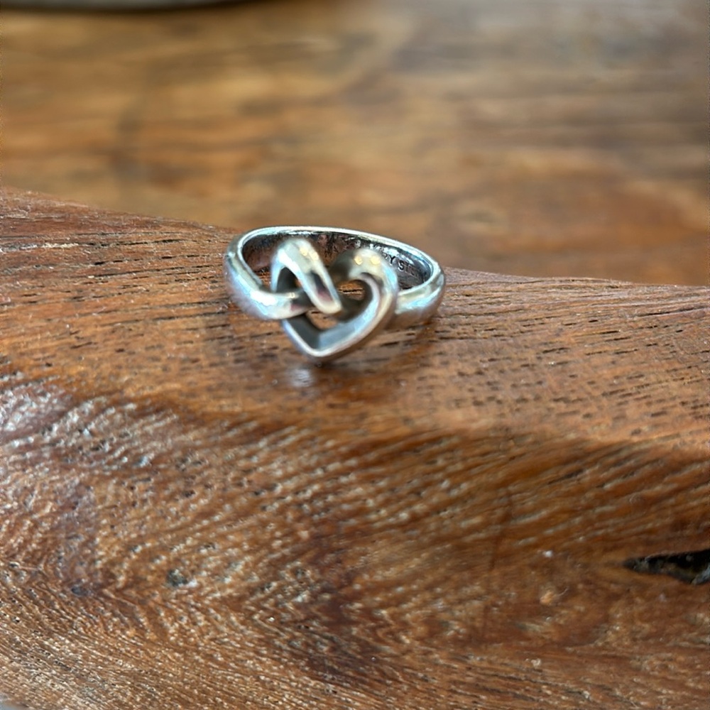 James Avery heart knot ring